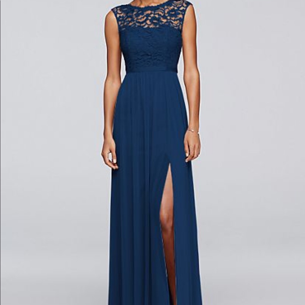 Navy/Dark Blue Bridesmaid Dress